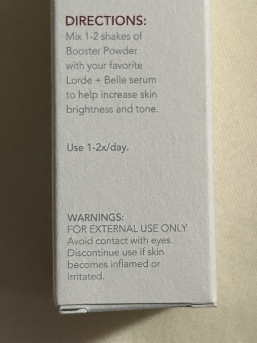 Lorde + Belle C+ Brightening Booster Powder - Picture 7 of 8